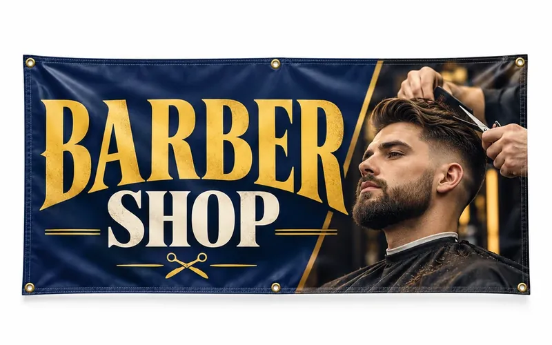 Banner pentru barber shop